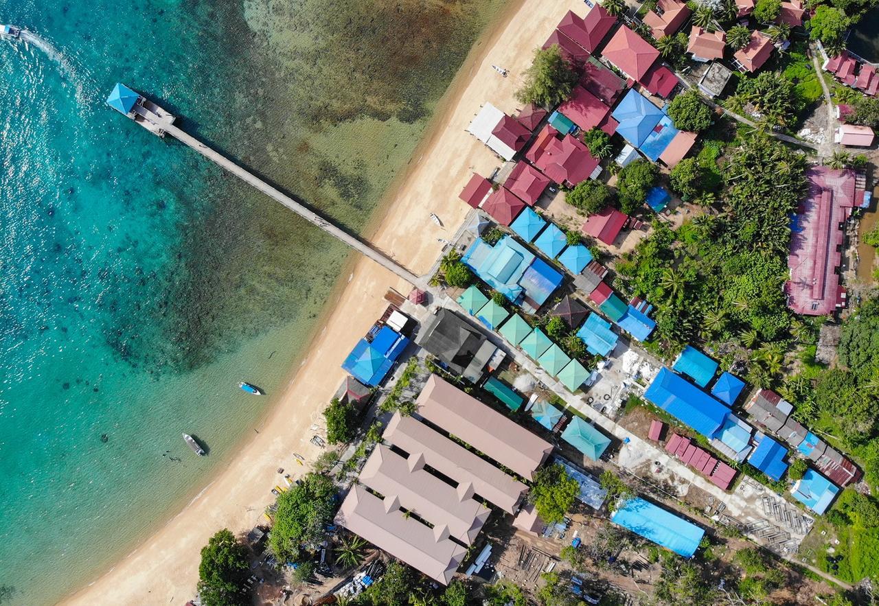 Aman Tioman Beach Resort Kampung Genting Esterno foto